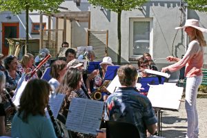 Moederdagconcert Westerharmonie - Dorpsplein Sloten 8 mei 2016